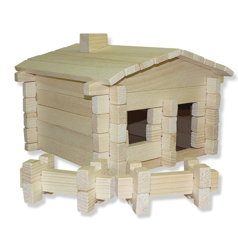 Earth Friendly Log Cabin 83 pc Set